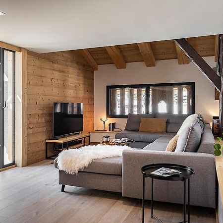 Spacieux Duplex Avec Vue La Clusaz Kültér fotó